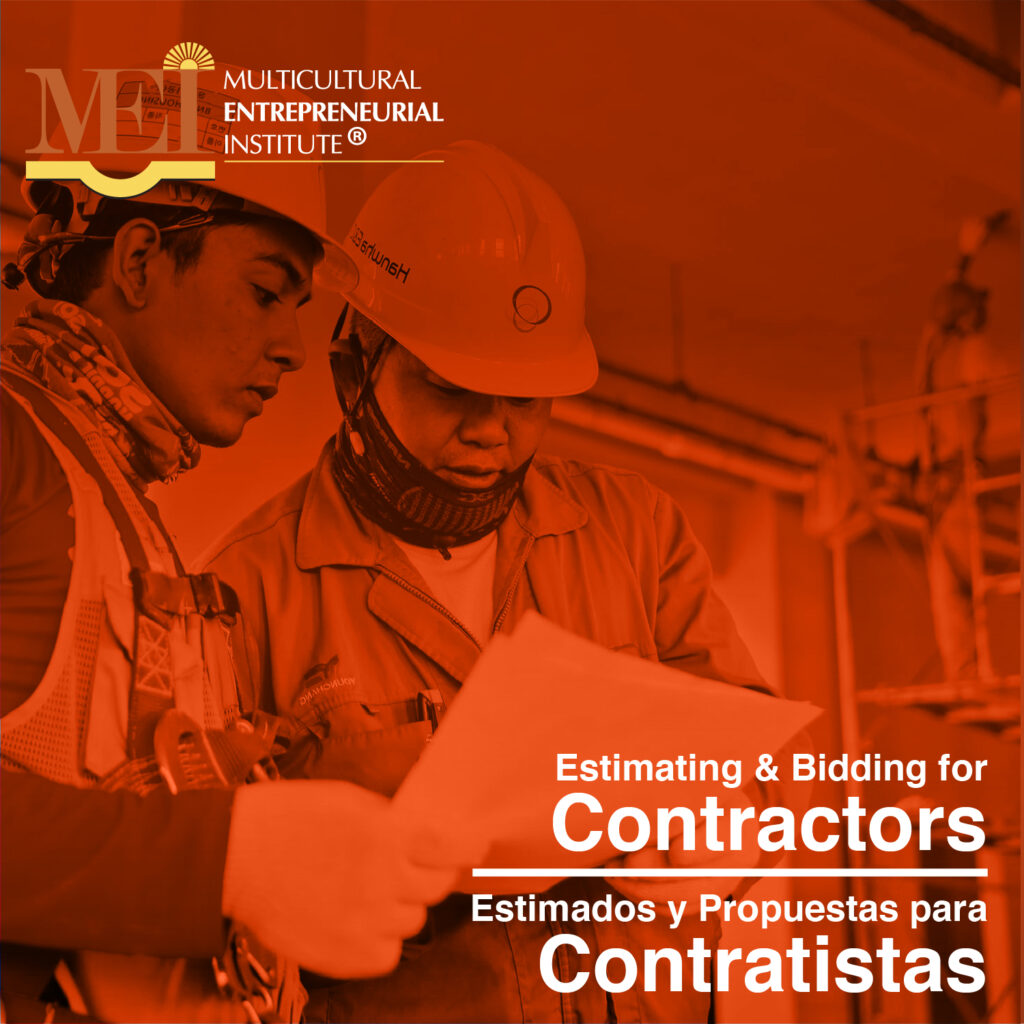estimating and bidding for contractors flyer